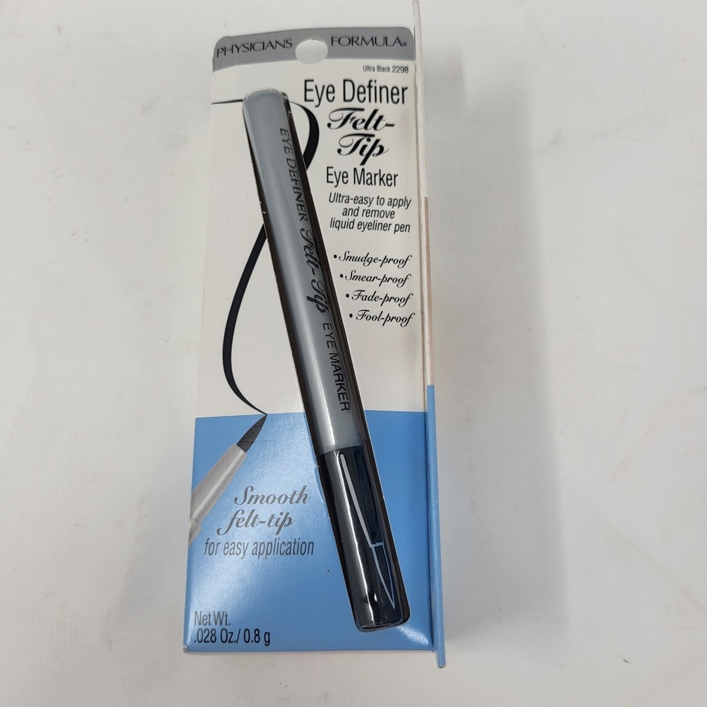 Physicians Formula Eye Definer Felt-Tip Liquid Eye Liner‎ Marker Ultra Black